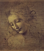 Leonardo da Vinci - Head of a Woman (La Scapigliata)