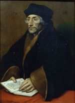 Holbein, Hans, the Younger - Portrait of Erasmus of Rotterdam (1467-1536)