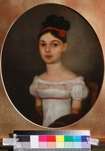 Anonymous - Portrait of Yelizaveta Fyodorovna Ozerova, née Zagryazyskaya (1800-1885)