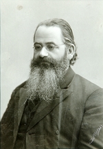 Zdobnov, Dmitri Spiridonovich - Portrait of the Literary critic and Historian Semion A. Vengerov (1855-1920)
