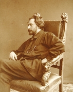 Zdobnov, Dmitri Spiridonovich - Portrait of the author Leonid Andreyev (1871-1919)