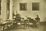 Tolstaya, Sophia Andreevna - Tolstoy's wife, Sophia Andreevna, in Dining room in Yasnaya Polyana