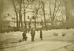 Tolstaya, Sophia Andreevna - Leo Tolstoy skates in Moscow