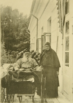 Tolstaya, Sophia Andreevna - Leo Tolstoy with his sister Maria Nikolaevna (1830-1912)