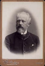 Photo studio Reutlinger, Paris - Portrait of the composer Pyotr Ilyich Tchaikovsky (1840-1893)
