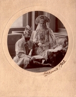 Bergamasco, Charles (Karl) - Grand Duke Alexander Mikhailovich of Russia with his wife, Grand Duchess Xenia Alexandrovna of Russia