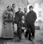 Anonymous - Wassily Kandinsky with group of artists from the Blue Rider