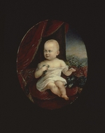 Rockstuhl, Alois Gustav - Portrait of Tsarevich Nicholas Aleksandrovich (1868-1918) as a One-Year-old Child