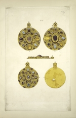Solntsev, Fyodor Grigoryevich - Russian Jewellery before the Mongol invasion. From the Antiquities of the Russian State