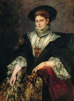Makart, Hans - Portrait of Bertha von Piloty