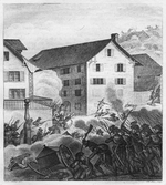 Anonymous - Second Battle of Zurich, Fighting scene at the Central