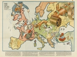 Anonymous - Hark! Hark! The Dogs Do Bark! European satirical map
