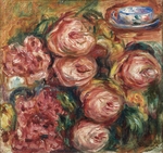 Renoir, Pierre Auguste - Composition with roses and a cup of tea