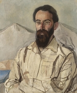 Golovin, Alexander Yakovlevich - Portrait of Friedrich Eduardovich Krimmer (1888-1963)