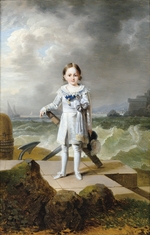 Kinson, François-Joseph - Portrait of Prince Napoléon Louis Bonaparte (1804-1831)