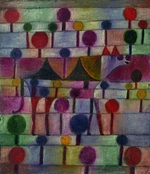 Klee, Paul - Camel in a Rhythmic Landscape of Trees