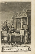 Hevelius, Johannes - Cometographia. Frontispiece