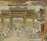 Chini, Galileo - Stage design for the opera Turandot by Giacomo Puccini