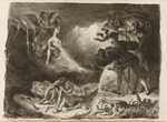 Delacroix, Eugène - Illustration to Goethe's Faust