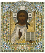 Ovchinnikov, Pavel Akimovich - Christ Pantocrator. (On the Occasion of the Miraculous Rescue during the Imperial Train's Accident, 17 October 1888)