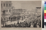 Baldinger, Arnold Karl - Funeral procession of the author Fyodor M. Dostoevsky on February 12, 1881