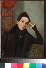 Anonymous - Portrait of the poet Yevgeny Abramovich Baratynsky (1800-1844)