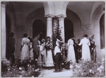 Anonymous - Emperor Nicholas II, Tsarevich Alexei and Grand Duchesses Olga, Tatiana, Maria and Anastasia in Livadia Palace