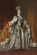 Erichsen (Eriksen), Vigilius - Portrait of Empress Catherine II (1729-1796) in Her Coronation Robes