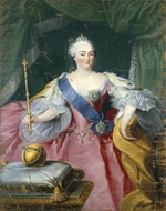 Prenner, Georg Kaspar, von - Portrait of Empress Elizabeth of Russia (1709-1762)