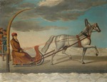 Anonymous - Count Alexey Grigoryevich Orlov of Chesma on a horse drawn sledge