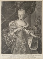 Wortmann, Christian Albrecht - Portrait of Princess Charlotte of Brunswick-Wolfenbüttel (1694-1715), wife of Tsarevich Alexei Petrovich of Russia