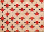 Chashnik, Ilya Grigoryevich - Suprematist Pattern. Fabric design