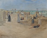 Liebermann, Max - On the beach at Noordwijk