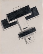 Chashnik, Ilya Grigoryevich - Suprematist Cross Architecton