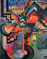 Macke, August - Colored Composition I (Hommage à Johann Sebastian Bach)