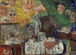 Ensor, James - Still Life in the studio