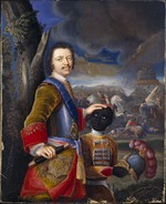 Mardefeld, Gustav Freiherr von - Peter the Great with his page Abraham Hannibal