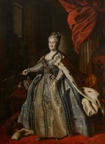 Rokotov, Fyodor Stepanovich - Portrait of Empress Catherine II (1729-1796)