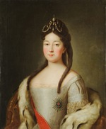 Anonymous - Portrait of the Tsesarevna Anna Petrovna of Russia (1708-1728), the daughter of Emperor Peter I of Russia