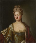 Anonymous - Portrait of Princess Charlotte of Brunswick-Wolfenbüttel (1694-1715), wife of Tsarevich Alexei Petrovich of Russia