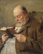Makovsky, Vladimir Yegorovich - Portrait of the professor Ivan Ivanovich Yanzhul (1846-1914)