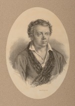 Ergoth, Kaspar - Portrait of the poet Nikolay Mikhailovich Yazykov (1803-1846)