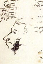 Pushkin, Alexander Sergeyevich - The Last Self-Portrait of Pushkin