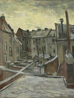 Gogh, Vincent, van - Houses Seen from the Back, Antwerp