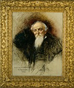 Bonnat, Léon - Portrait of the composer Antoine François Marmontel (1816-1898)