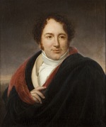 Riesener, Henri-Françoiss - Portrait of the opera singer Luigi Lablache (1794-1858)