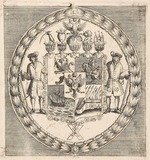 Anonymous - The coat of arms of Prince Alexander Danilovich Menshikov