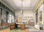 Chernetsov, Nikanor Grigoryevich - Interiors of the Winter Palace. The Study of Emperor Alexander II in the Winter Palace
