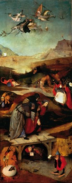 Bosch, Hieronymus - The Temptation of Saint Anthony (Left wing of a triptych)