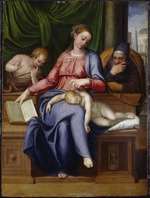 Venusti, Marcello - Madonna del silenzio (Virgin and child with John the Baptist as a Boy)